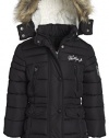 Weatherproof Girl Down Alternative Winter Hooded Lined Puffer Bubble Jacket Coat
