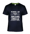 Fatal Decision Men's This Is What An Awesome Uncle Looks Like Fitness Tshirt navy
