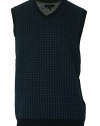 Club Room Houndstooth Knit Sweater Vest
