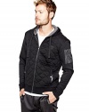 GUESS Men's Zeno Quilted Hoodie