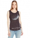 Chaser Women's Moon and Stars, Black, Small