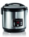 Hamilton Beach Digital Simplicity 7 Cups uncooked resulting in 14 Cups Cooked Rice Cooker and Steamer, (37549)