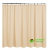 Premium PEVA Shower Liner / Curtain: Odorless & Mildew Resistant (with Magnets & Suction Cups). Eco Friendly 70 x 71 in. long - Linen Color
