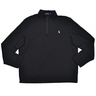 Polo Ralph Lauren Jersey Mockneck Pullover (Black)