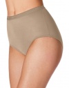 Bali Full-Cut-Fit Women`s Stretch Cotton Brief - Best-Seller!, 6-Soft Taupe