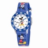 Disney Kids Mickey Mouse Printed Fabric Band Time Teacher Watch: Length 7.25 in