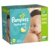 Pampers Baby Dry Diapers Economy Pack Plus, Size 2, 222 Count