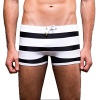 iMaySon(TM) Men's Sports Soft Fashionable Lace-up Swimming Underwear Strips Trunks £¨Color BlackWhite Size XXXL£