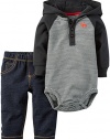 Carter's Baby Boys Bodysuit Pant Sets 121g844, Denim, 18M