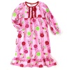 PJ & Me Girls Flannel Nightgown Pajamas (10/12, Pink Candy)