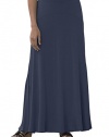Jessica London Women's Plus Size Maxi Skirt In Stretch Jersey Navy,26/28