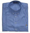 Polo Ralph Lauren Men's Long Sleeve Poplin Striped Big Tall Button Front Shirt