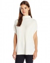 Vince Women's Sleeveless Turtleneck with Panel Sides