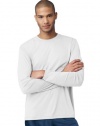 Hanes Cool DRI'Performance mens Long-Sleeve T-Shirt,White,Medium