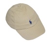 Ralph Lauren Infant Unisex Cotton Twill Baseball Cap (One size, Classic khaki)