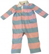 Polo Ralph Lauren Baby Infant Girls Ruffled Collar Bodysuit 9M Pink