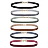 Women's Choker Velvet Ribbon Collar Set 6PC Ribbon Adjustable Neck