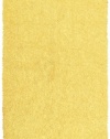 St Croix Trading Shag Rectangle Area Rug 4'x6' Yellow Shagadelic Collection