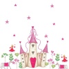RoomMates YH1328M Princess Castle Peel & Stick Giant Wall Decal