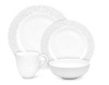 Denby MLS-4PC Monsoon Lucille Silver 4-Piece Place Setting