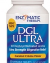 Enzymatic Therapy DGL Ultra Caramel Creme Chewable Tablets, 90 Count