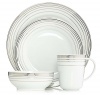 Charter Club Dinnerware By Macy's, Infinity Platinum 4 Piece Round Place Setting