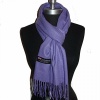 Purple_(US Seller)Scarves SOLID Scotland Wool Warm THICK WINTER Scarf