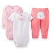 Carter's Baby Girls' 3 Piece Take me Away Set (Baby) - Love my Mommy