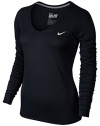 Nike Womens Legend V-Neck Long Sleeve Shirt