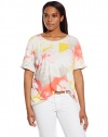 Calvin Klein Women's Plus-Size Top with Piping