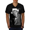 American Star USA Famous Person Men NEW S-2XL V-Neck T-shirt | Wellcoda