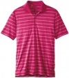 adidas Golf Men's Puremotion 2 Color Stripe Jersey Polo