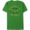 Nintendo Men's Property Of Hyrule - Heather T-shirt Kelly