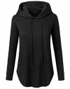 Doublju Womens Basic Loose Fit Pullover Hoodie With Pocket
