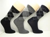 Women's Argyle 80% Cotton Crew Socks (3 Pairs)