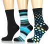 Noble Mount Women's Premium Crew Socks - 3 Pack - Size 9-11