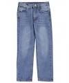 Rocawear Little Boys' Double Z Straight Fit Jeans - light indigo, 6