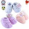 eonkoo Infant Kids Coral Warm Cotton Shoes Prewalkers Toddler Socks for Baby Boys Girls 0-9 Months 3 Pack (girls)