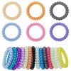 Mokale 20PCS Hair Ties Ponytail Holders - Large Boutique Girls Stretchy Elastic Hair Ropes Bands Styling Accessories for Women and Ladies