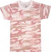 Rothco Kids T-Shirt, Baby Pink Camo, Large