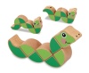 Melissa & Doug Wiggling Worm Wooden Grasping Toy for Baby