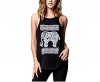 Km Women Elephant Sleeveless V-neck Vest Tops Camisole T-shirt