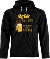 BSW Unisex Beer Is Life Funny Truth Drinking Premium Hoodie