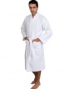 TowelSelections Men's Robe, Turkish Cotton Kimono Waffle Bathrobe Made in Turkey
