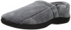 Isotoner Men's Microterry Slip On Slippers with Memory Foam