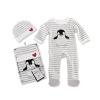 Baby Aspen Penguin PJ Gift Set, Black/White/Multi, 0-6 Months