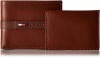 Tommy Hilfiger Men's Ranger Leather Passcase Wallet with Removable Card Case