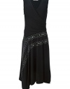 Elie Tahari Women's Embellished Black Dress