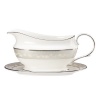 Lenox Bellina Sauce Boat and Stand, White