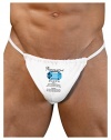 TooLoud Birthstone Aquamarine Mens G-String Underwear